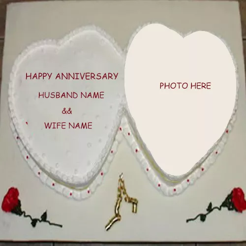 Anniversary Cake Maker With Photo