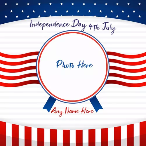 4th July Independence Day Images With Name And Photo