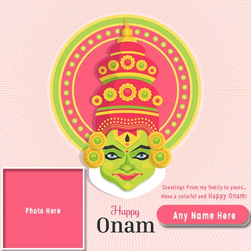 Happy Onam 2023 Festival Photo Frames With Name