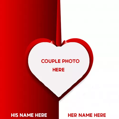 Write Name On New Love Photo Frame Download