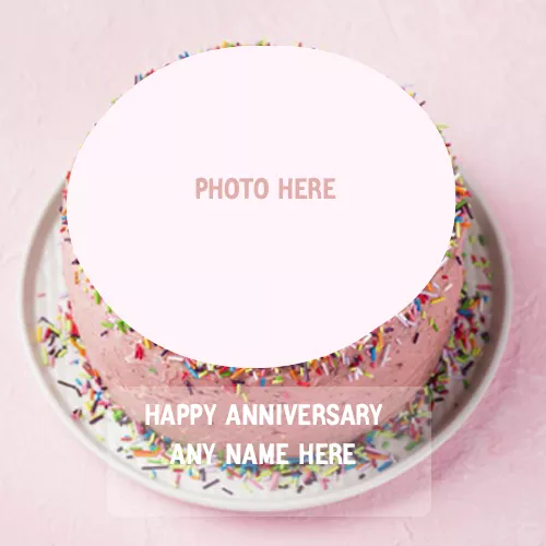 Download Anniversary Cake With Name And Photo