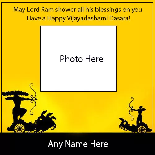 Happy Vijayadashami Dasara 2023 Greeting Cards With Name Generator