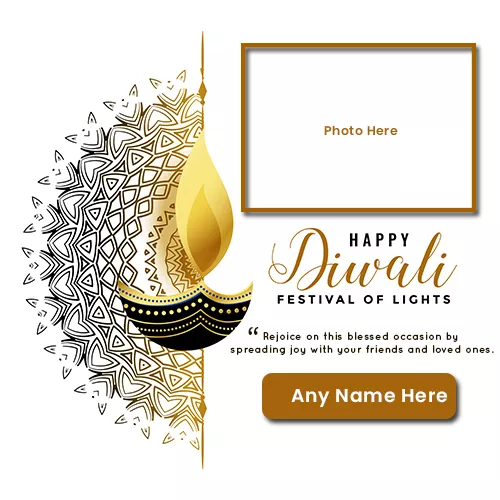 Happy Diwali 2024 Cards Photo Editing With Name Online