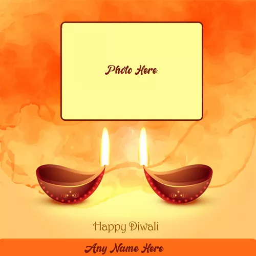 Make Name On Happy Deepavali/Diwali Photo Editing Online