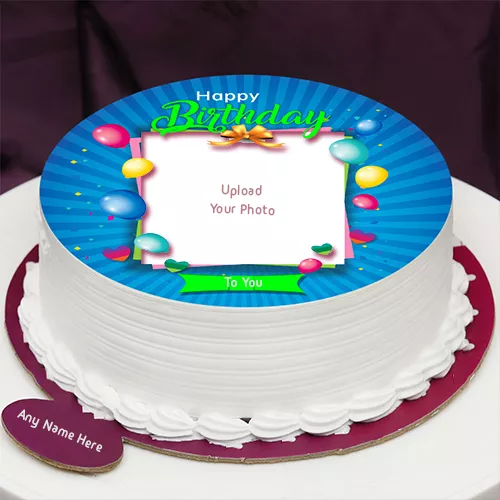 Write Name On Birthday Wishes In Cake Photo