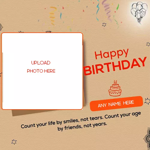 Make Name On Happy Birthday Wishes With Photo Upload