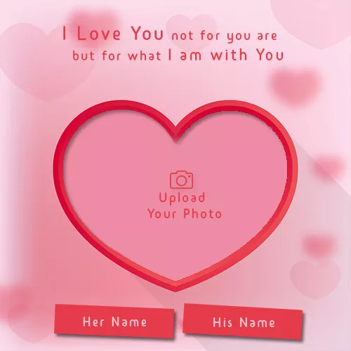 Write My Name On I Love You Photo Editor