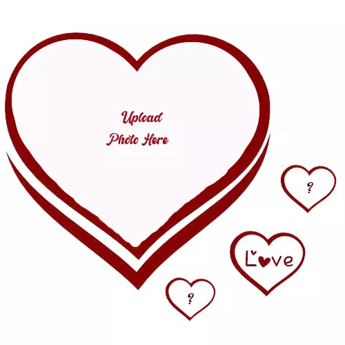 Love Image With Name And Photo Heart Shape