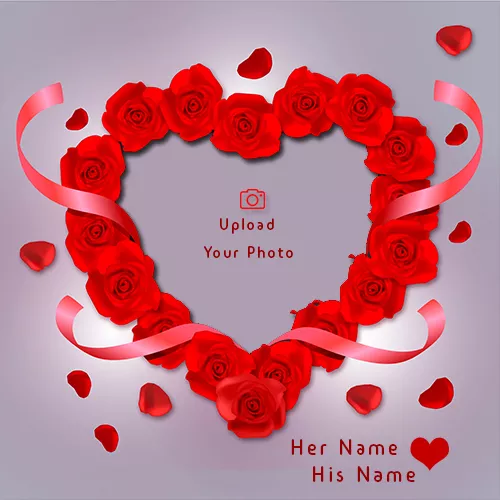 Create Love Heart Images With Name And Photo
