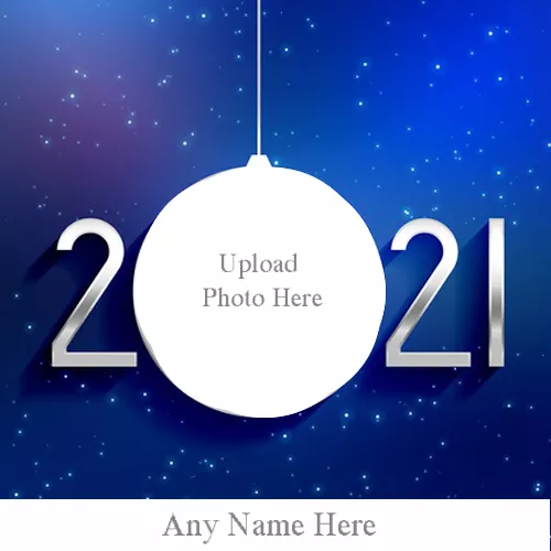 2021 Happy New Year Wish With Name And Photo