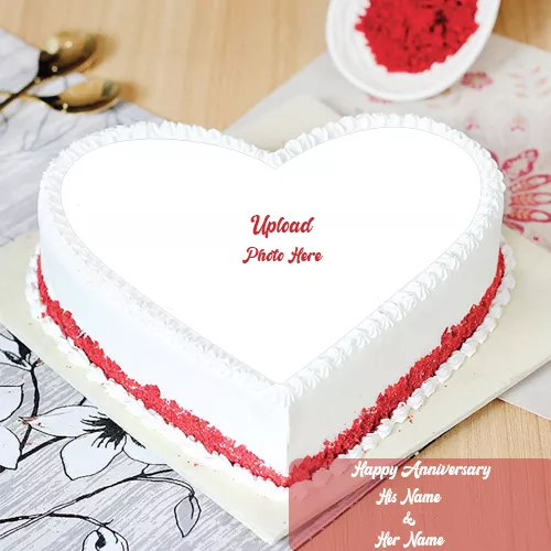 Marriage Wishes Cake With Name And Photo