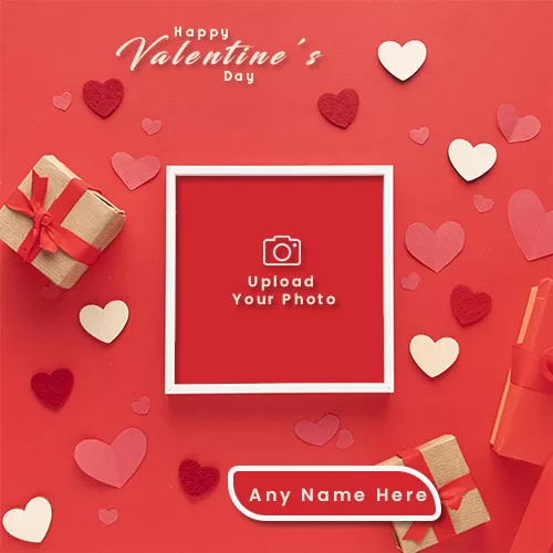 Make Name On Happy Valentine Day 2023 Photo Frame
