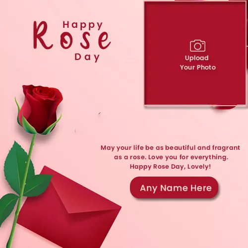 Happy Rose Day Images With Name And Photo