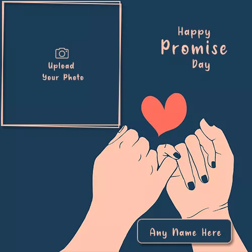 Promise Day Images With Name And Photo Frame