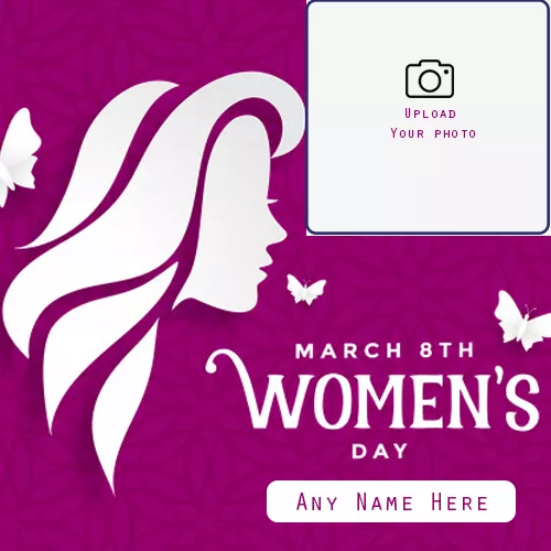 International Women's Day Photo Frame Online