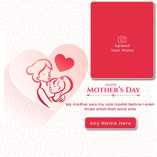 Create Name On Mothers Day Photo Frame Facebook