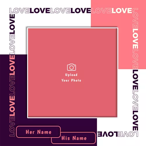 Love Card With Photo And Name Generator