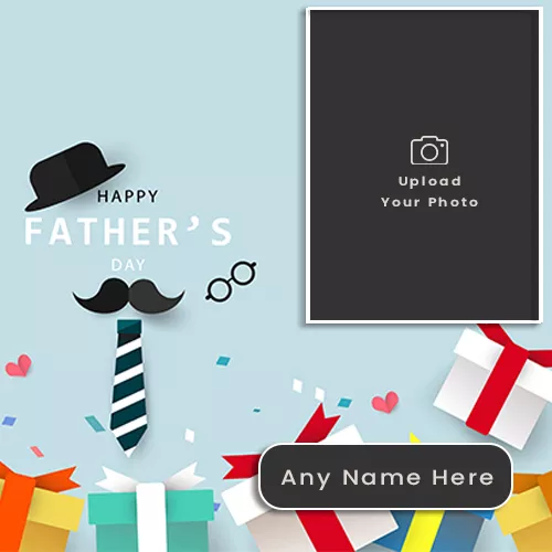 Fathers Day Photo Frame For Facebook