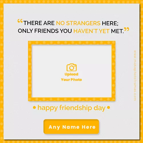 Creative And Design Friendship Day Photo Frame