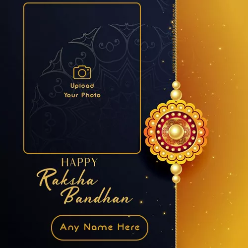 Happy Raksha Bandhan 2023 Photo Frame Download