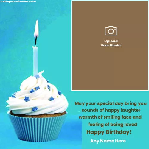 Birthday Cupcake Cake Images With Name And Photo Generator