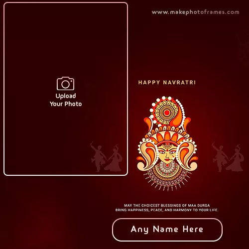 Navratri Durga Puja 2023 Festival Photo Frame Editor Online
