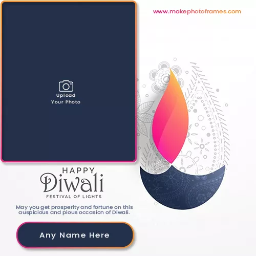 Deepavali 2023 Greeting Card Online Free Name And Photo Frame Edit