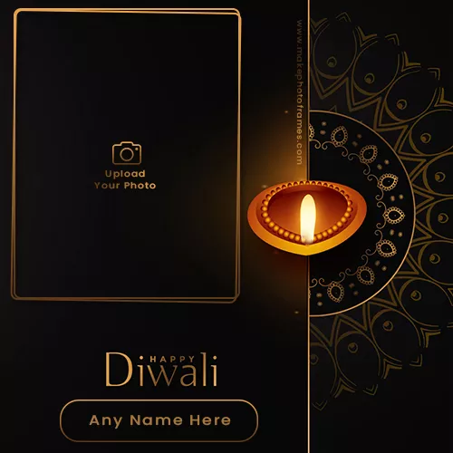 Happy Diwali 2024 Photo Frame Creating With Name Online