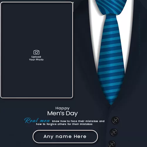 Men's Day Photo DP With Name Generator Online