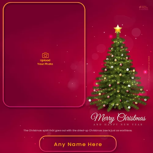 Christmas Tree Ka Photo With Name