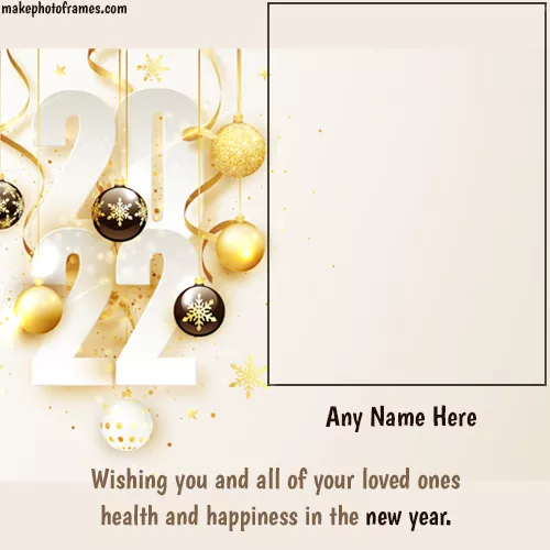 January 1 New Year's Day 2022 Wishes With Name And Photo
