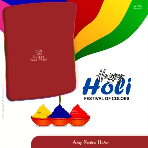 Holi 2023 Wishes With Name And Photo Download
