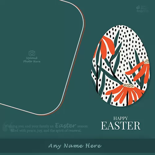 Easter Sunday Day 2023 Frame With Name Download