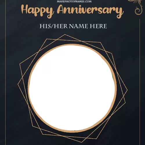 Anniversary Card Status With Name And Photo Download
