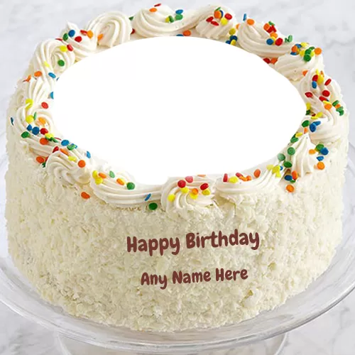 Generate Name And Photo On Birthday Cake