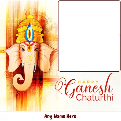 Create Ganesh Chaturthi 2024 Images Wishes With My Photo