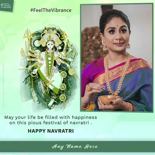 Happy Navratri Photo Editing With Name