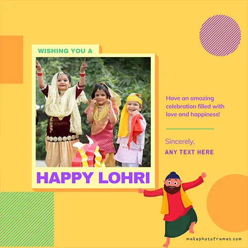 Create Lohri Photo 2024 Editing Frame Online