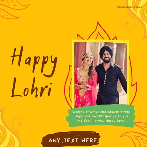 Free Happy Lohri 2024 Photo Editor Online