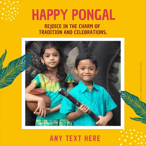 Happy Pongal 2023 Photo Editor Online