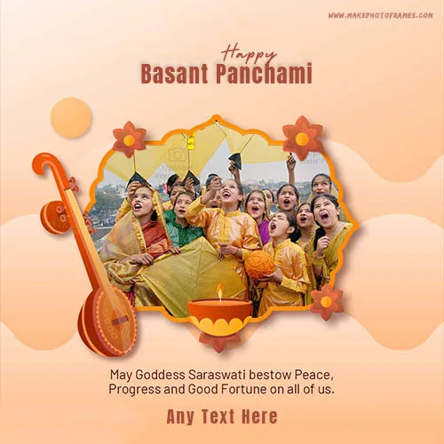 Free Vasant Panchami 2023 Photo Frame Editor Online