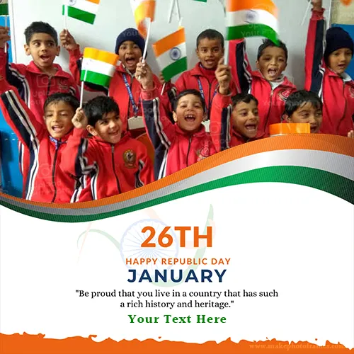 26th January 2024 Republic Day Photo Frame Editing Online Name