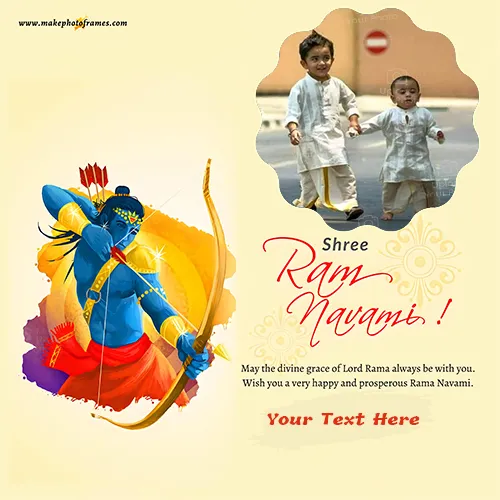 Write Name On Happy Ram Navami 2023 Wishes Pictures Frame