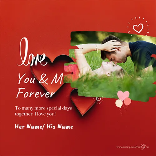 Love Forever Card Images With Name And Photo