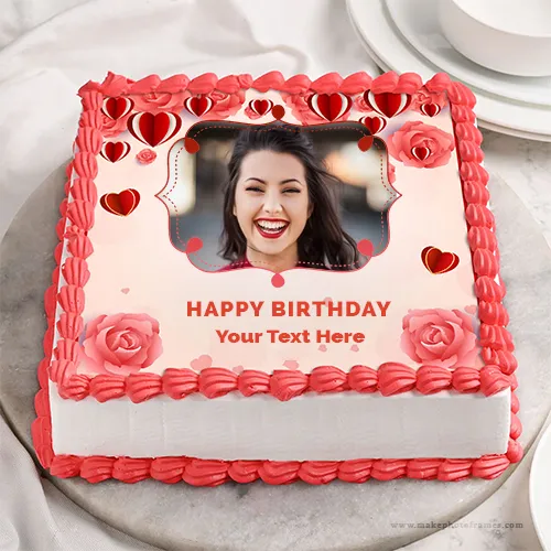 Send Photo Cake Online  Buy Picture Cake  Personalised Photo Cakes   MyFlowerTree