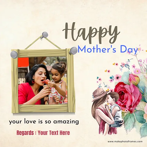 Mothers Day 2023 Frame Images With Name Edit