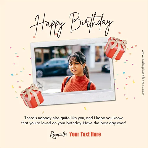 Make Your Own Birthday Card With Photo For Free