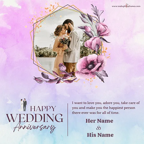 Create Anniversary Card With Photo Online Free