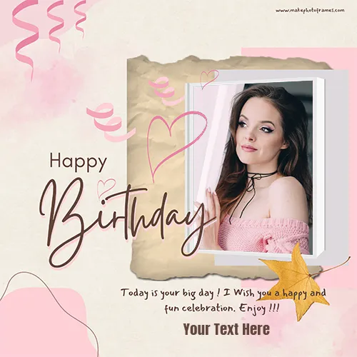 Happy Birthday My Love With Name And Photo Download