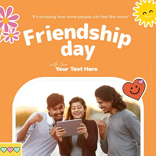 Friendship Day Photo Frame Maker